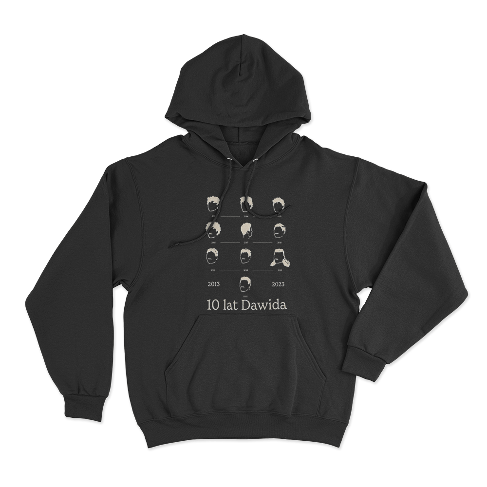 10 Lat Dawida Unisex Hoodie Black 10 Lat Dawida Unisex Hoodie Black