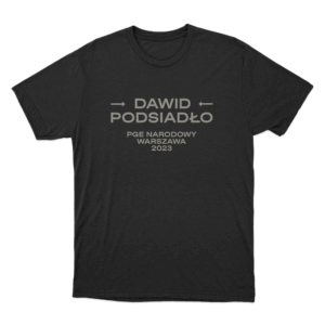 Dawid Podsiadlo Warszawa 2023 Unisex T Shirt Black