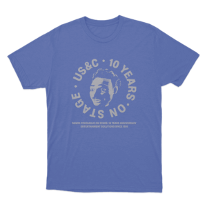 USC 10 Years On Stage Unisex T Shirt Blue
