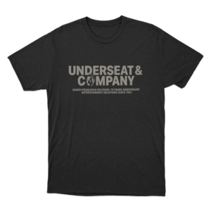 Underseat Company Unisex T Shirt Black